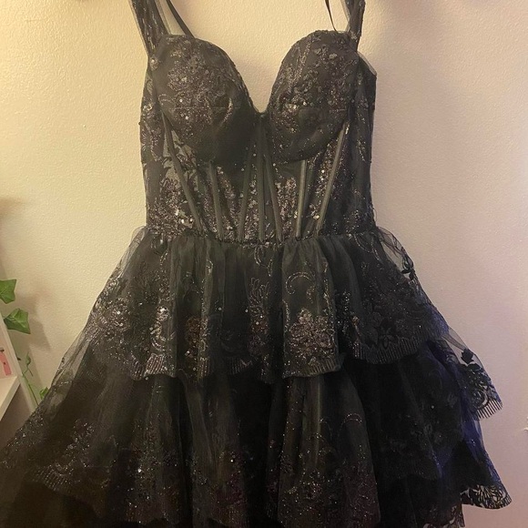 Black Sherri Hill Homecoming Dress!✨:)